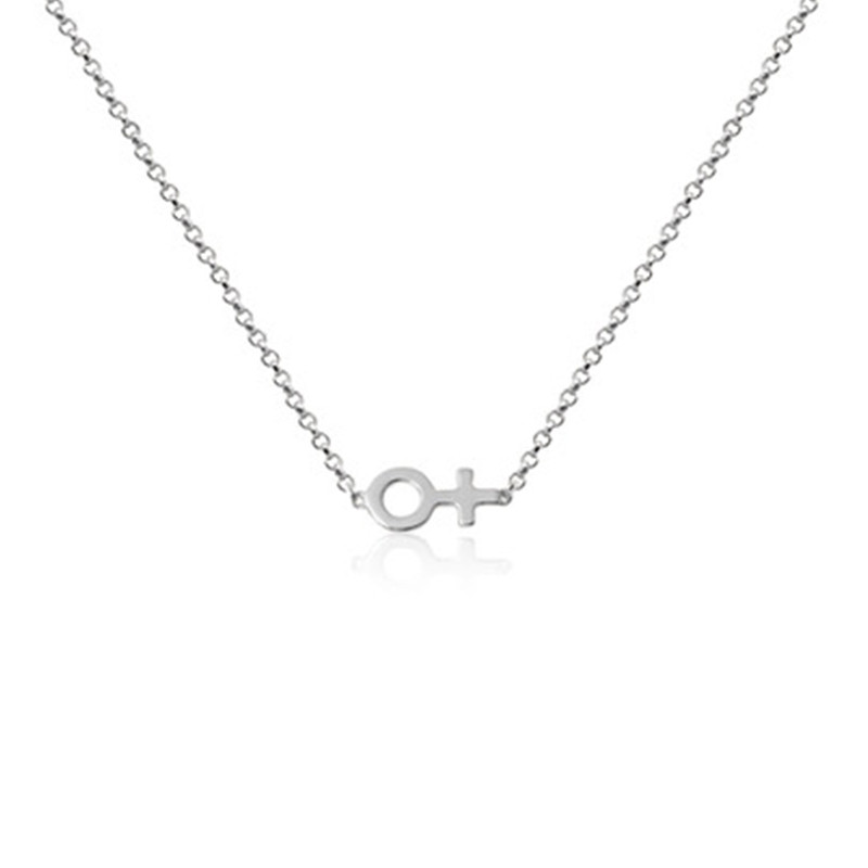 Woman Halsband Silver
