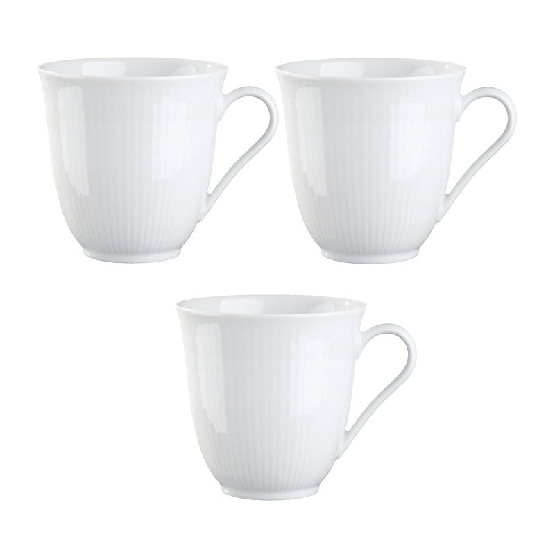 Swedish Grace Mugg 30 cl Snö 3-pack