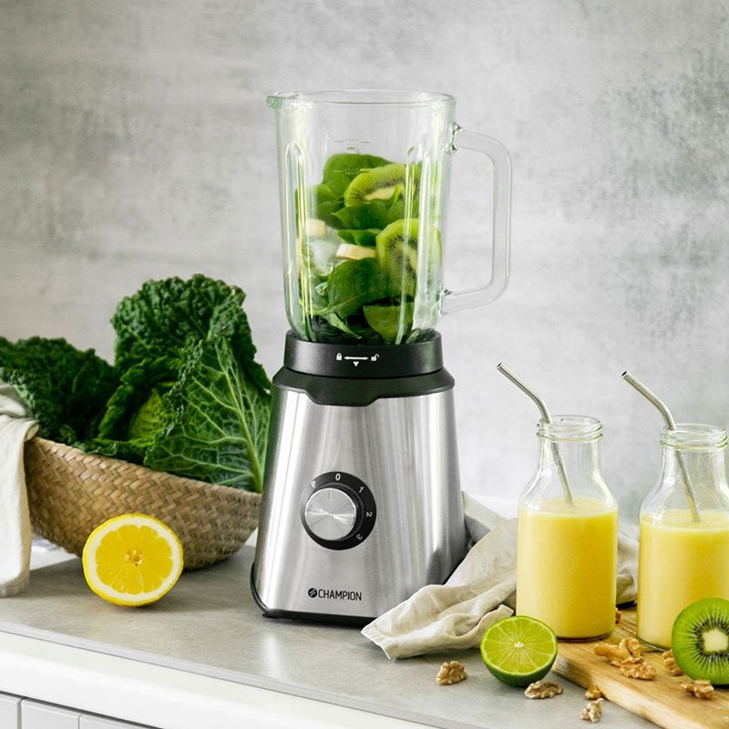 Blender 1,5L 600W Glaskanna Rostfri