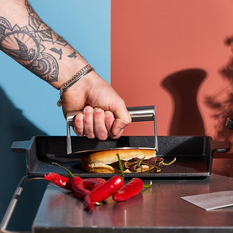 Gjutjärnsbricka Yokama med Smashburgerkit