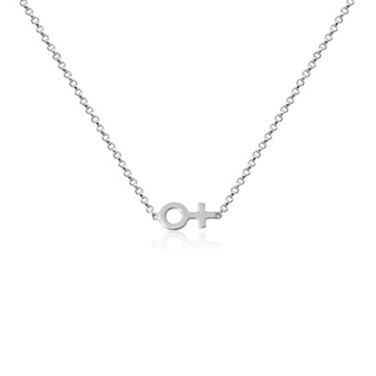 Woman Halsband Silver