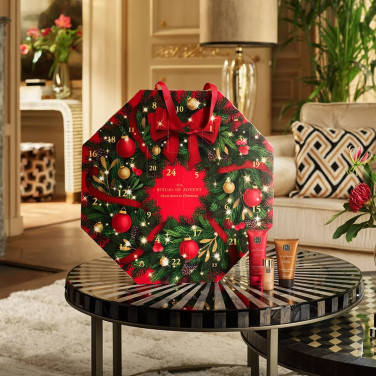 Adventskalender i kransformat 2025